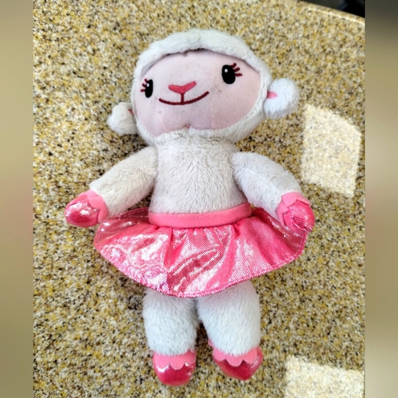✓Ty Beanie Babies Disney Doc McStuffins 8" LAMBIE Beanbag Plush Stuffed Toy - Picture 3 of 16